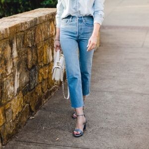 Frank & Eileen Monaghan Cropped Mom Jeans